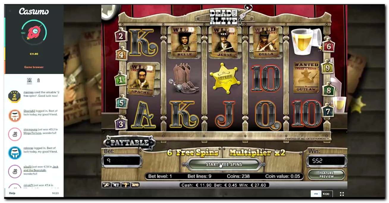 270 FREE Spins at Miamidice Casino