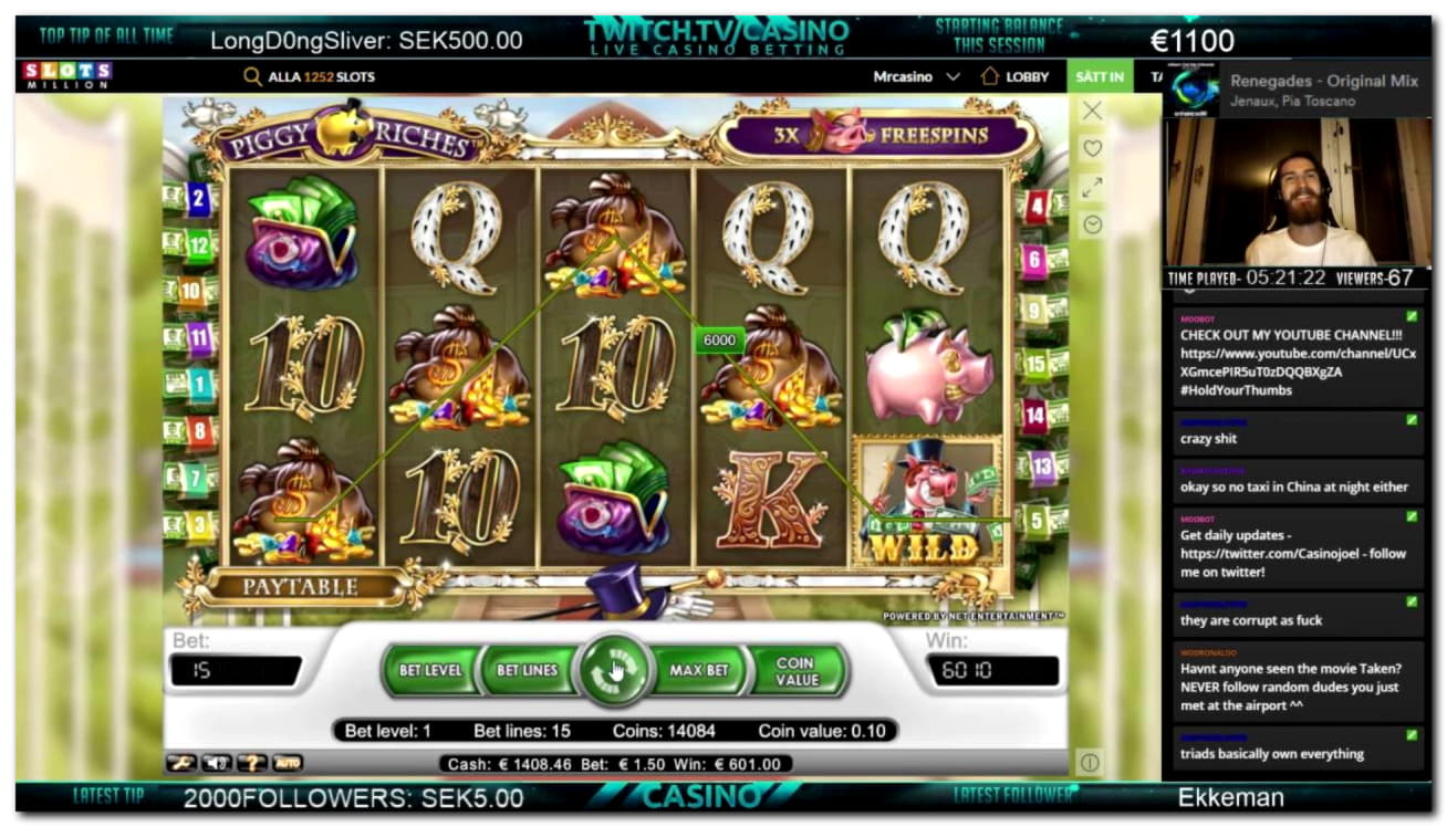 155 Free spins casino at Mansion Casino