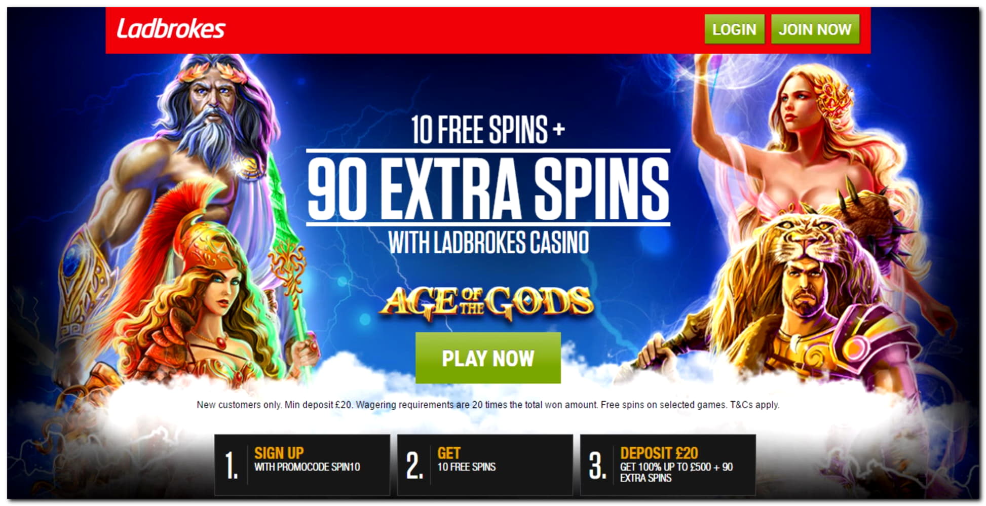 100% Deposit match bonus at Power Spins Casino