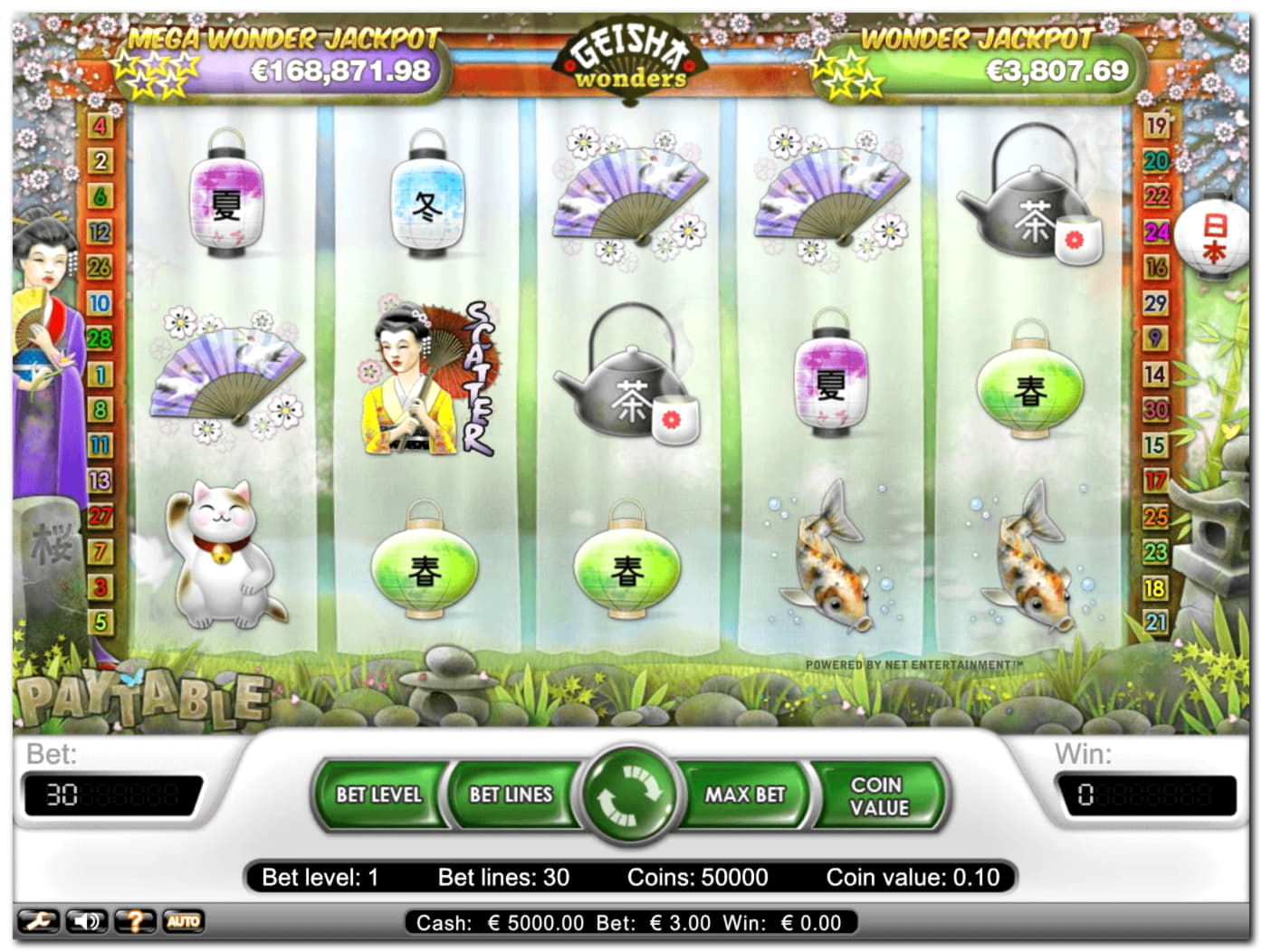 265 free spins no deposit at Casino Cruise