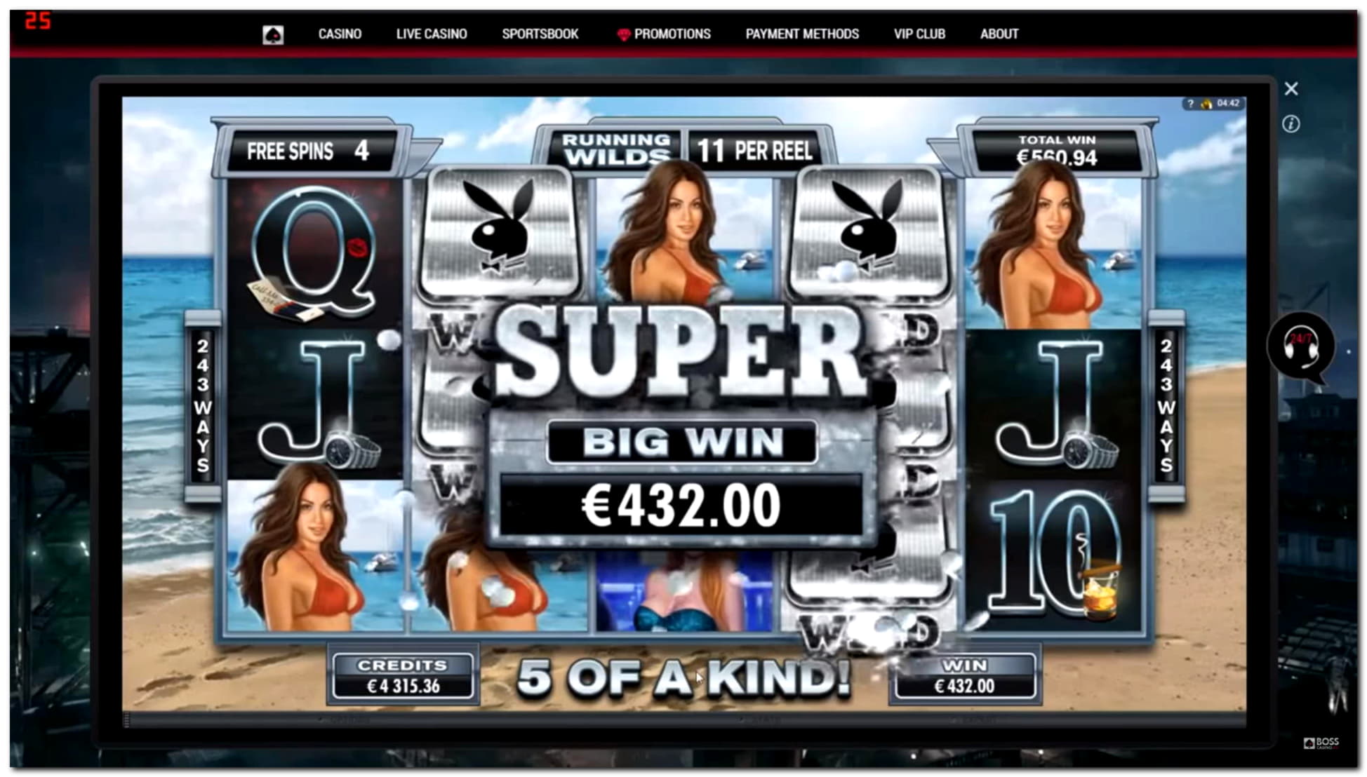 625% First deposit bonus at No Bonus Casino