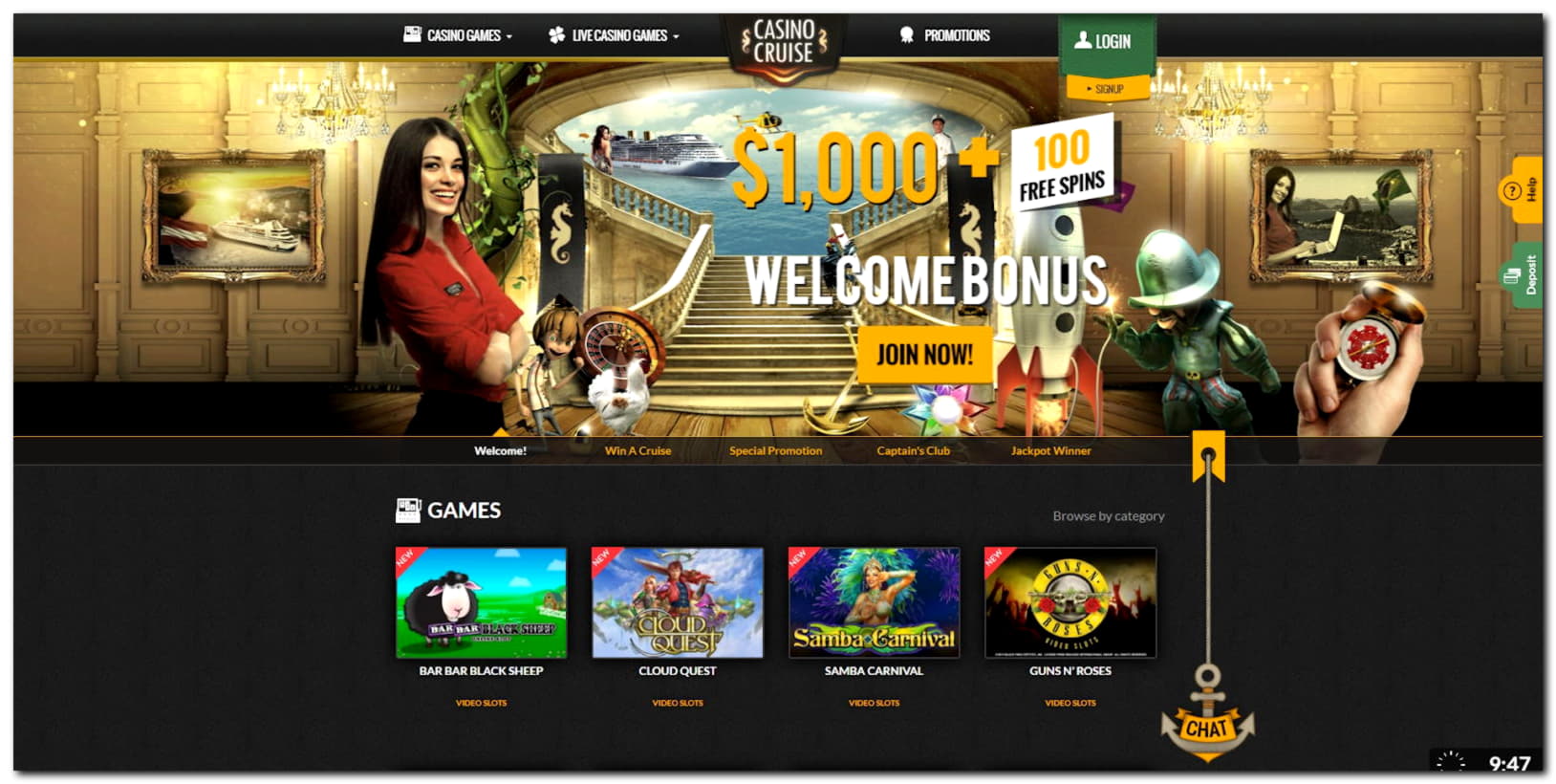945% Match bonus casino at Zet Casino