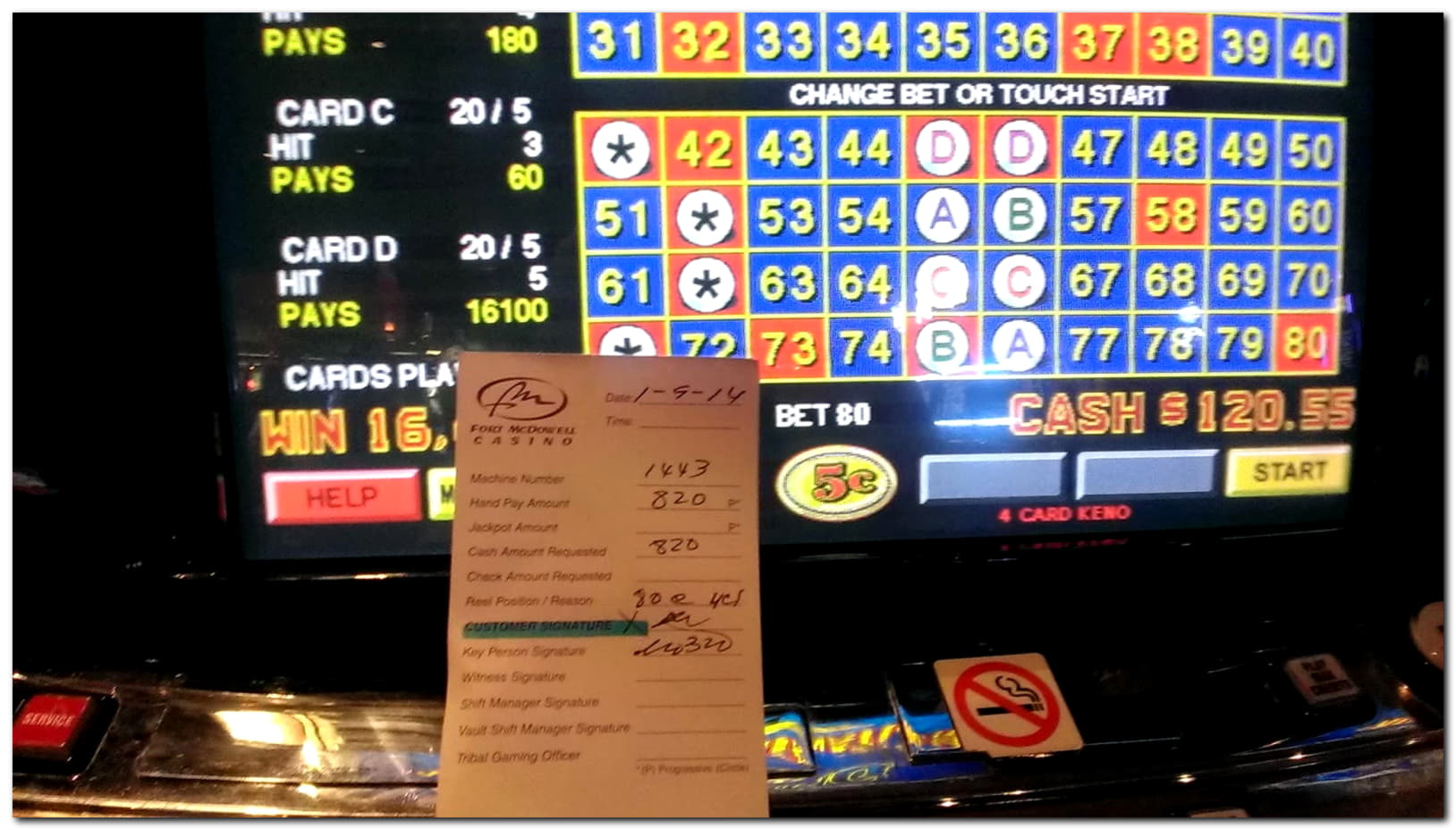$4030 no deposit at Genesis Casino