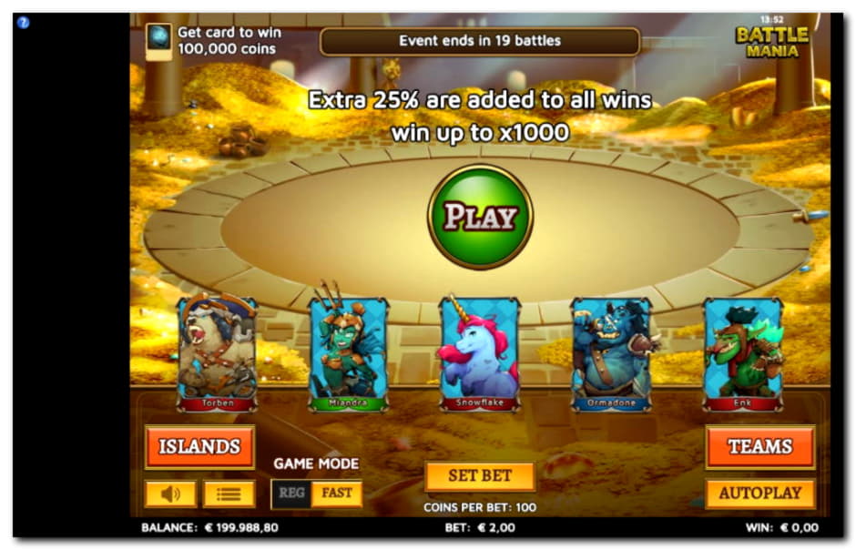 Eur 150 Mobile freeroll slot tournament at Casino Share