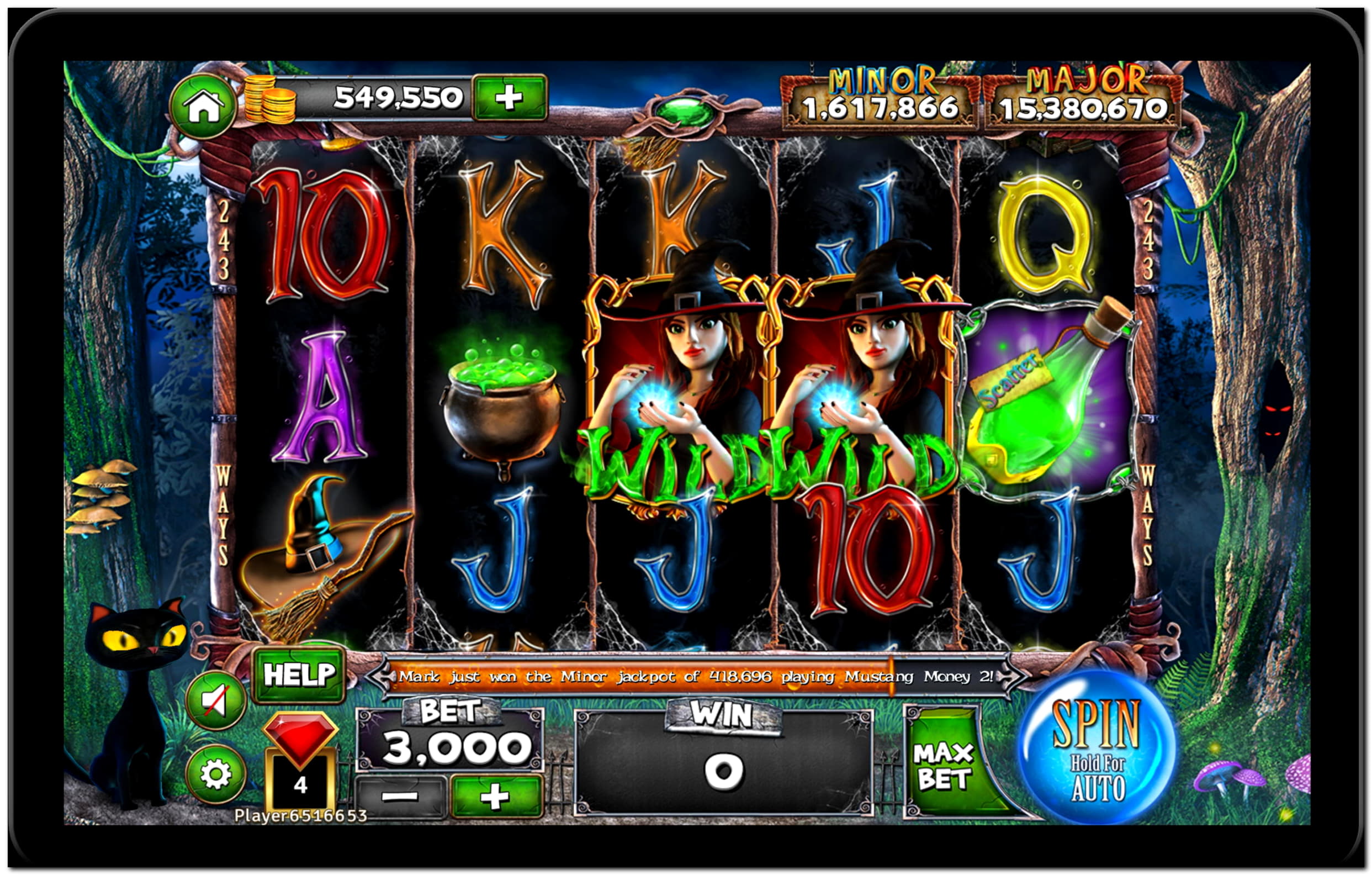 215 free spins at Mega Casino