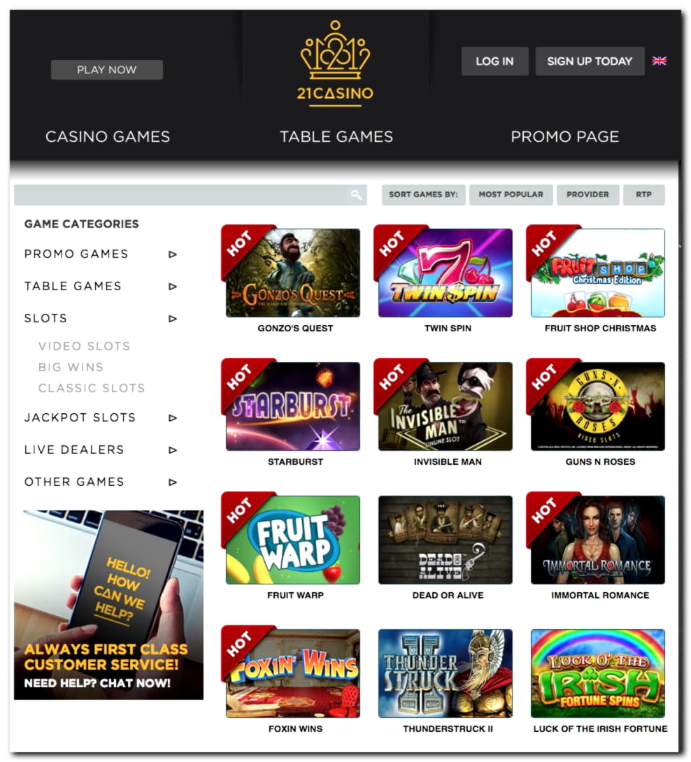 $120 free casino chip at No Bonus Casino