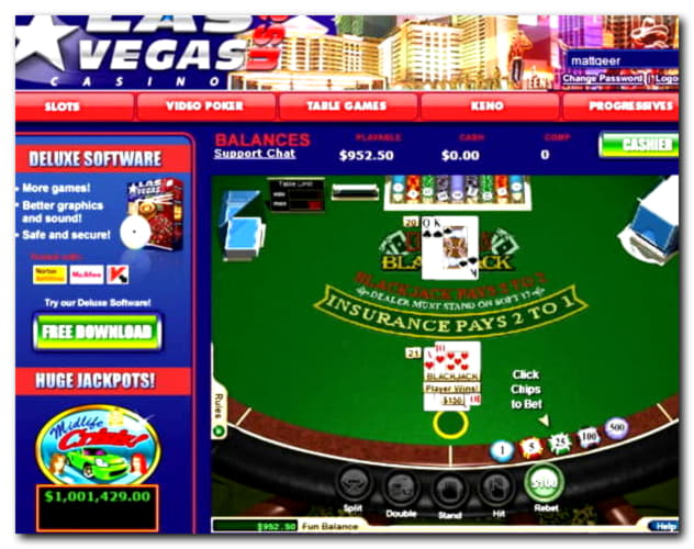 215% Match at a Casino at Casino Las Vegas