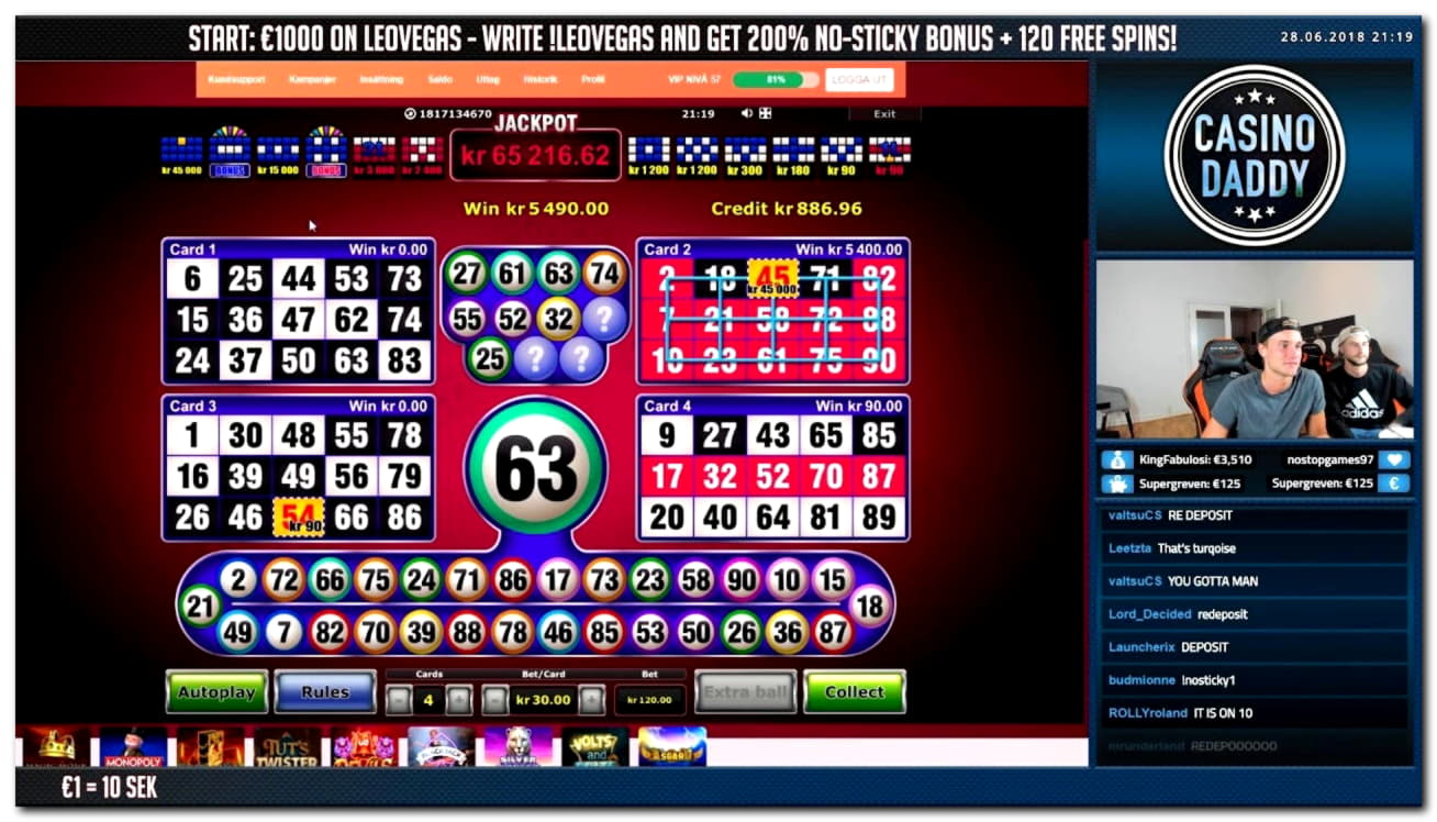 285 free spins at Superior Casino