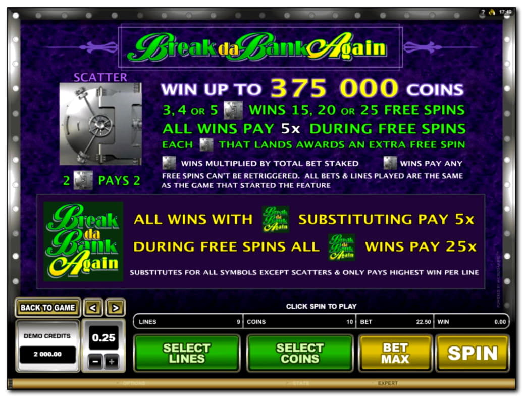 135 Free Spins Casino at Casino Cruise
