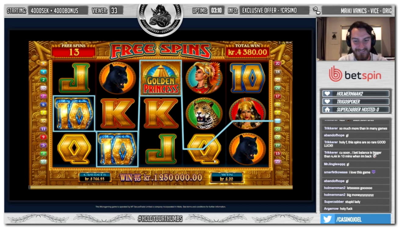 280 Free Spins Casino at Royal Panda Casino