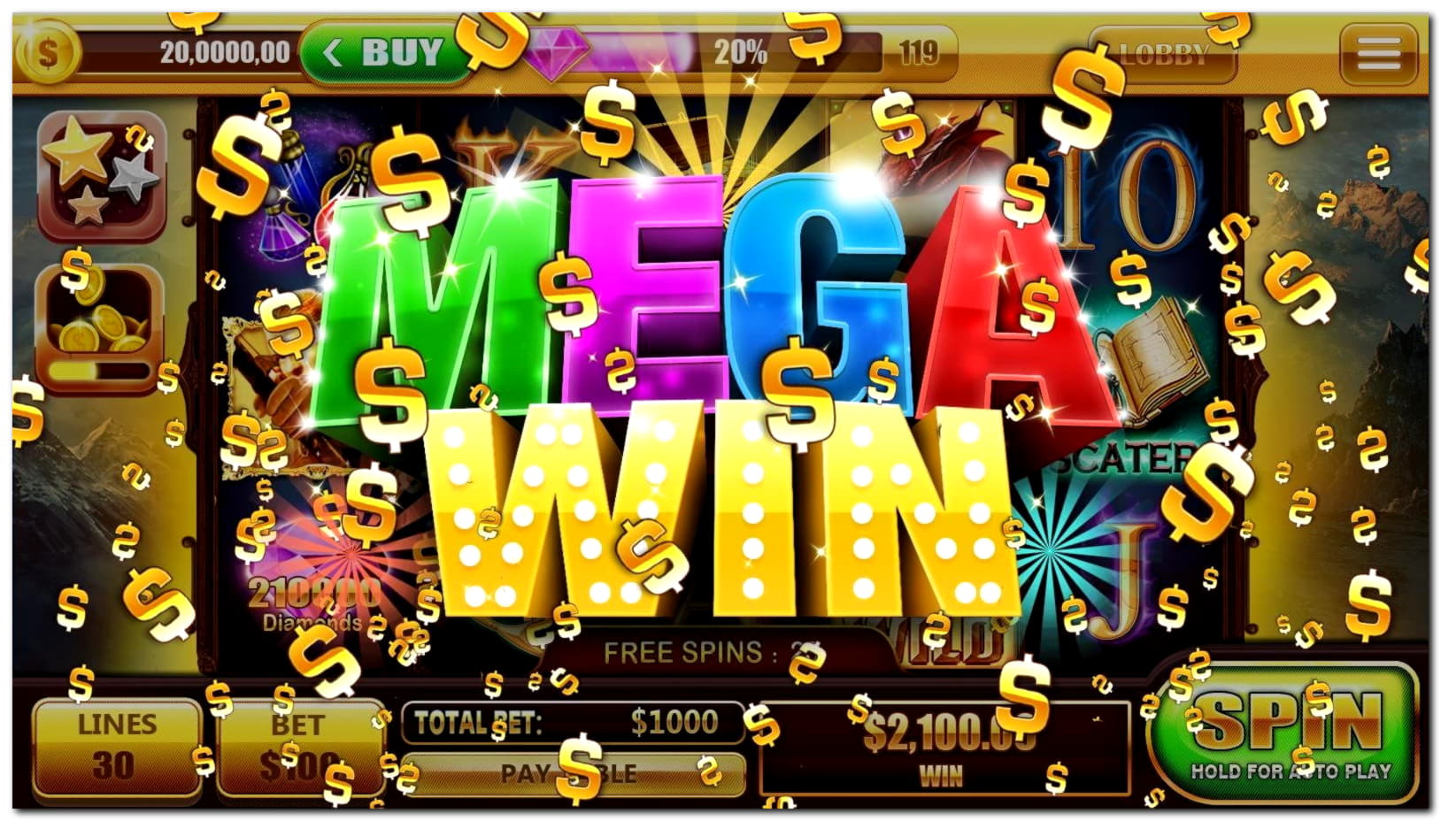 135 Trial Spins at Casino Action