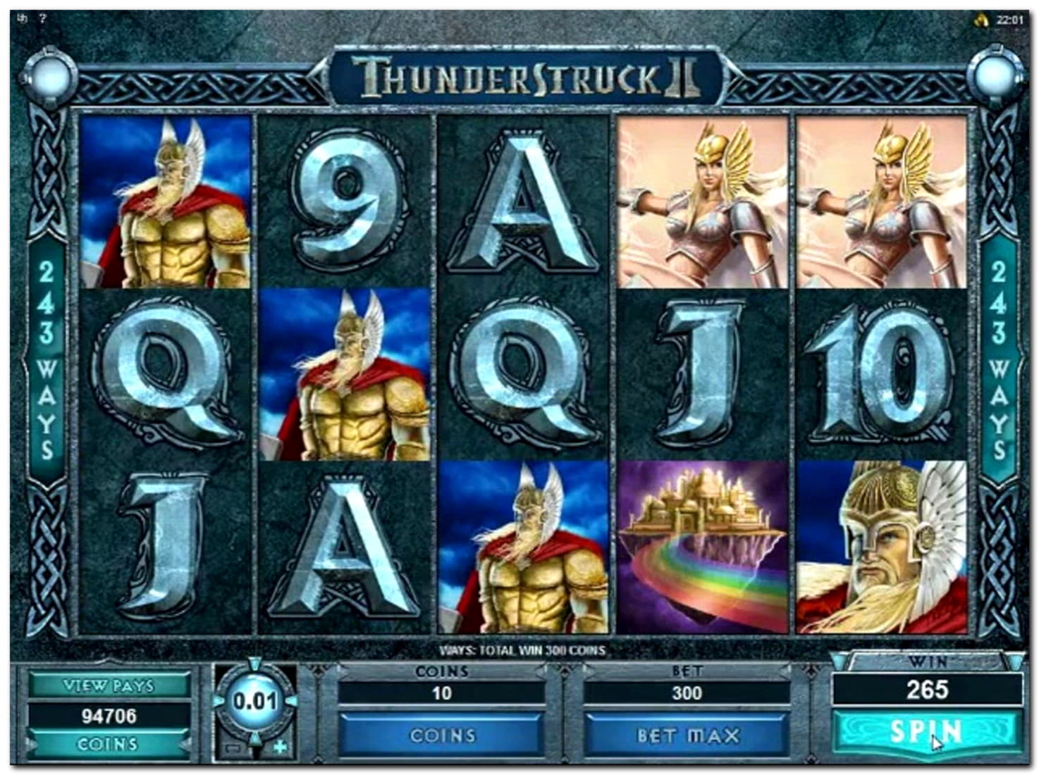 50 free spins at Superior Casino