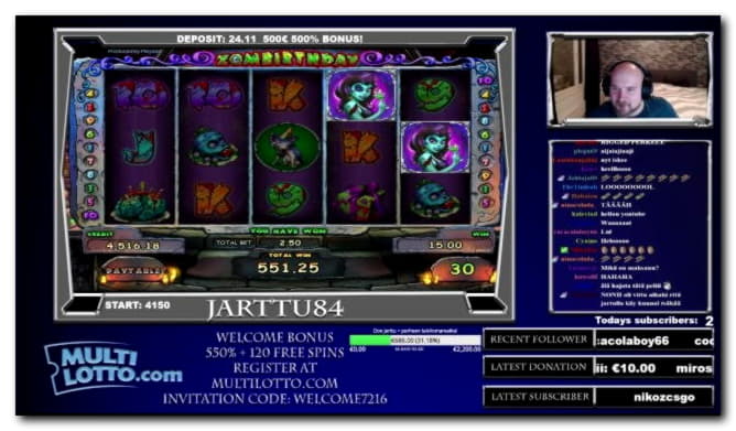290 free spins at Superior Casino