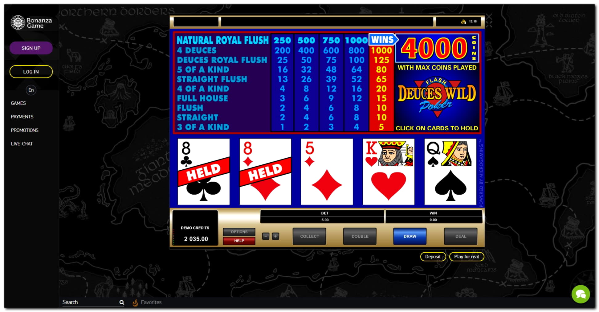 110 Trial Spins at Casino Cruise