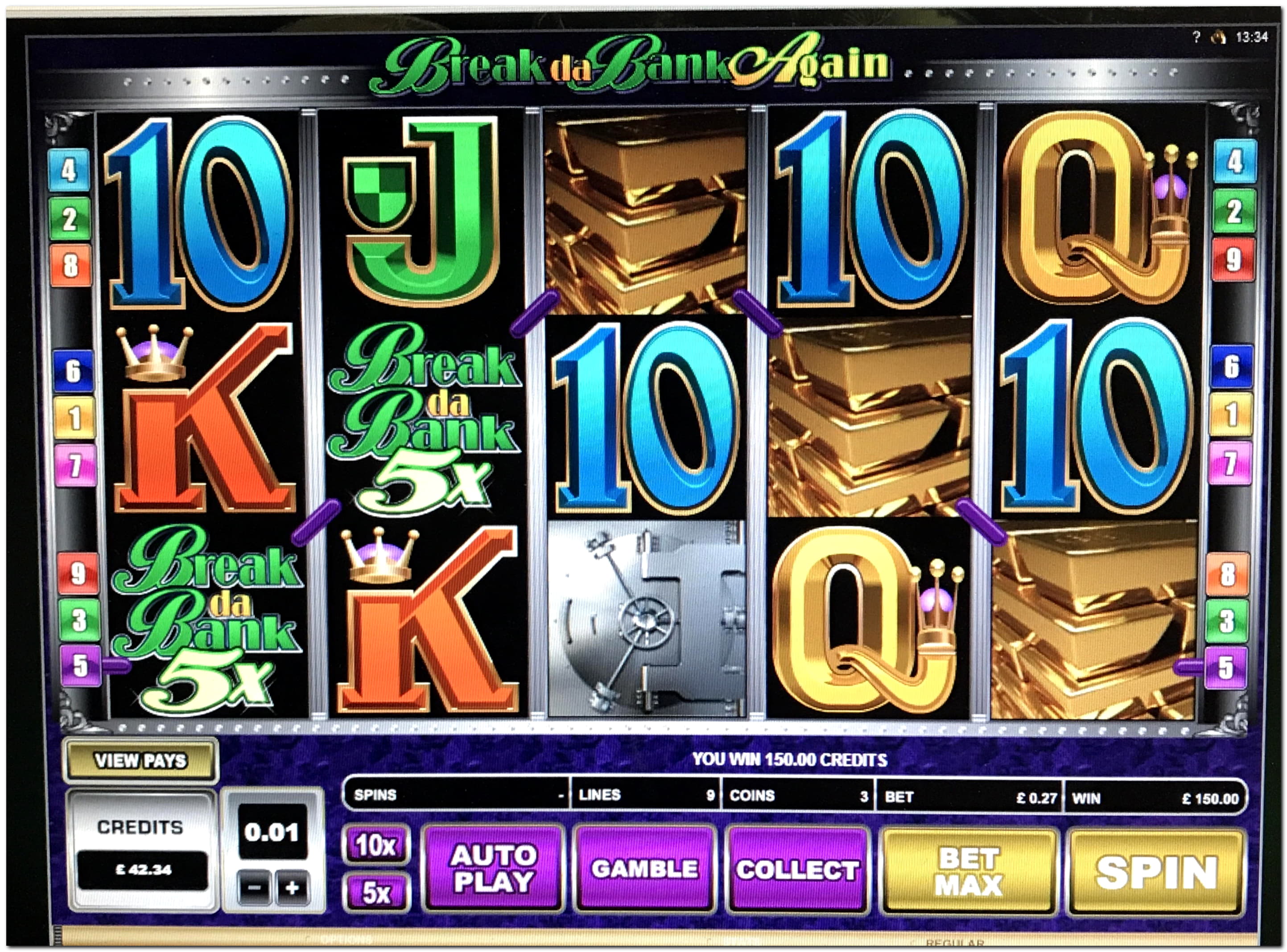 100 free spins at Win A Day Casino