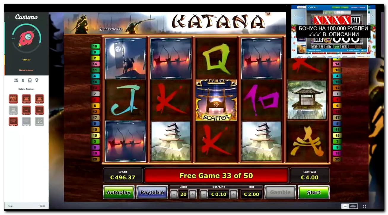 100 free casino spins at Casino com