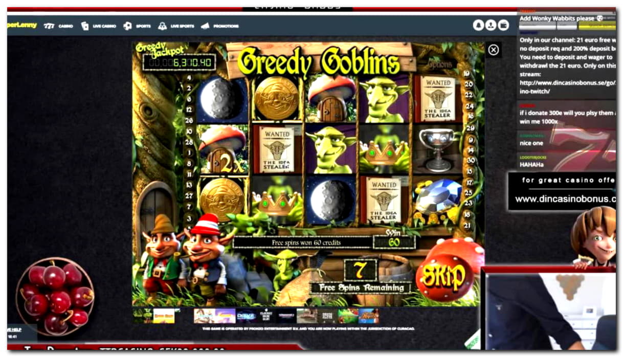 170 free spins no deposit casino at Genesis Casino