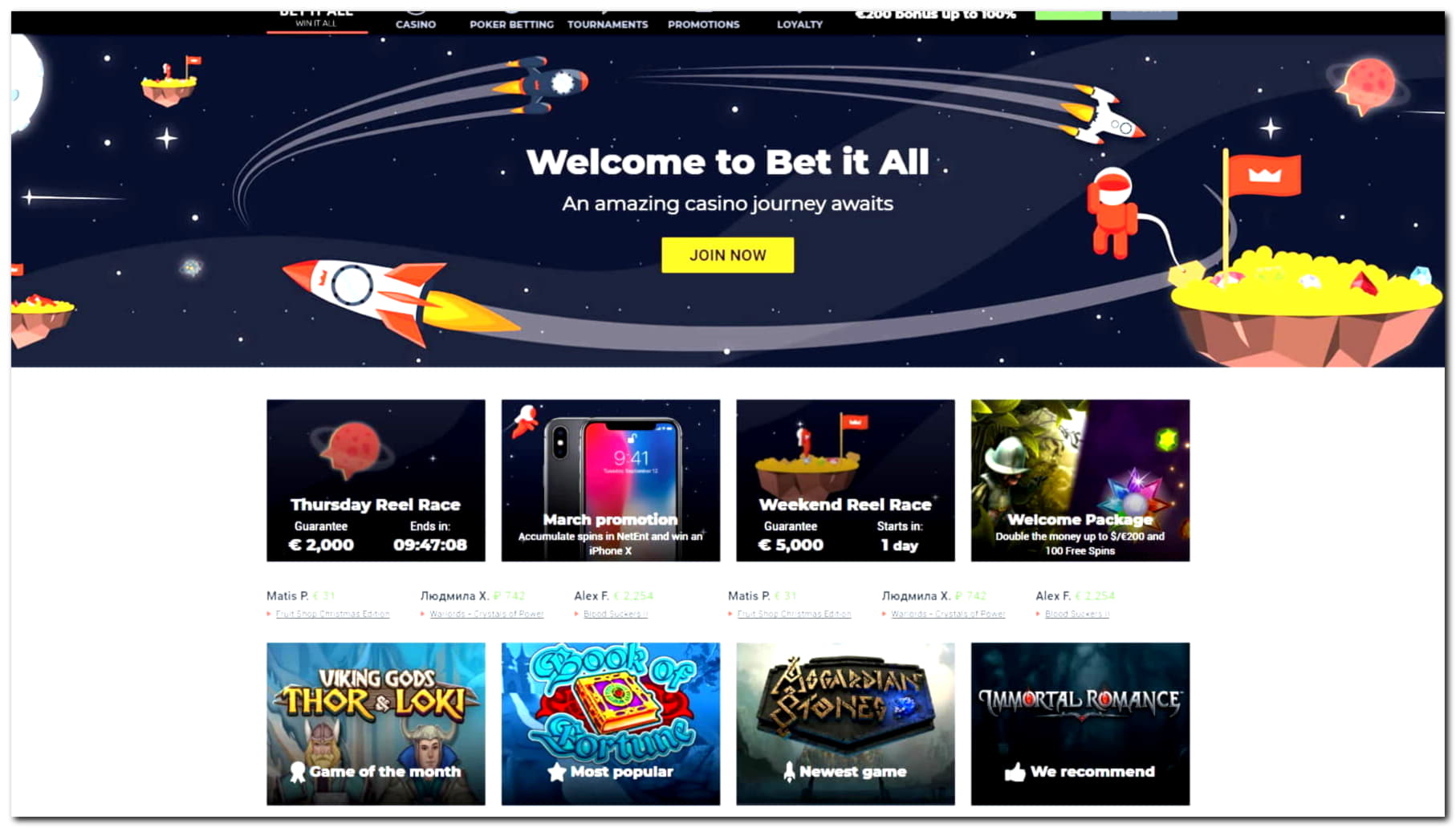 $755 Casino tournaments freeroll at Casino com