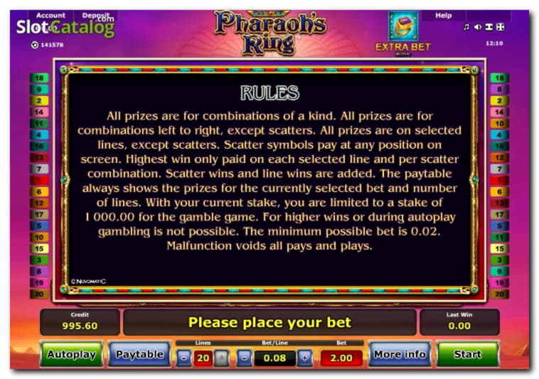 EUR 515 Free Casino Ticket at Emu Casino