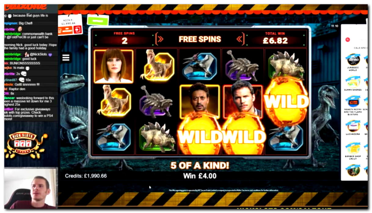 110 Free Spins no deposit at Win A Day Casino
