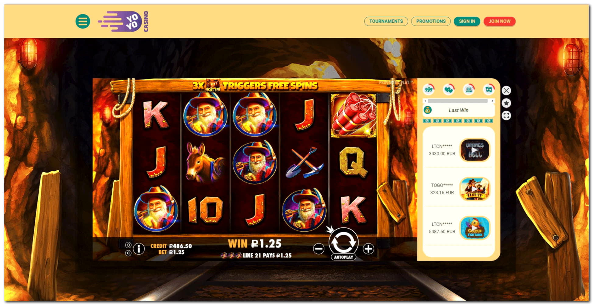 €585 Casino chip at Liberty Slots Casino