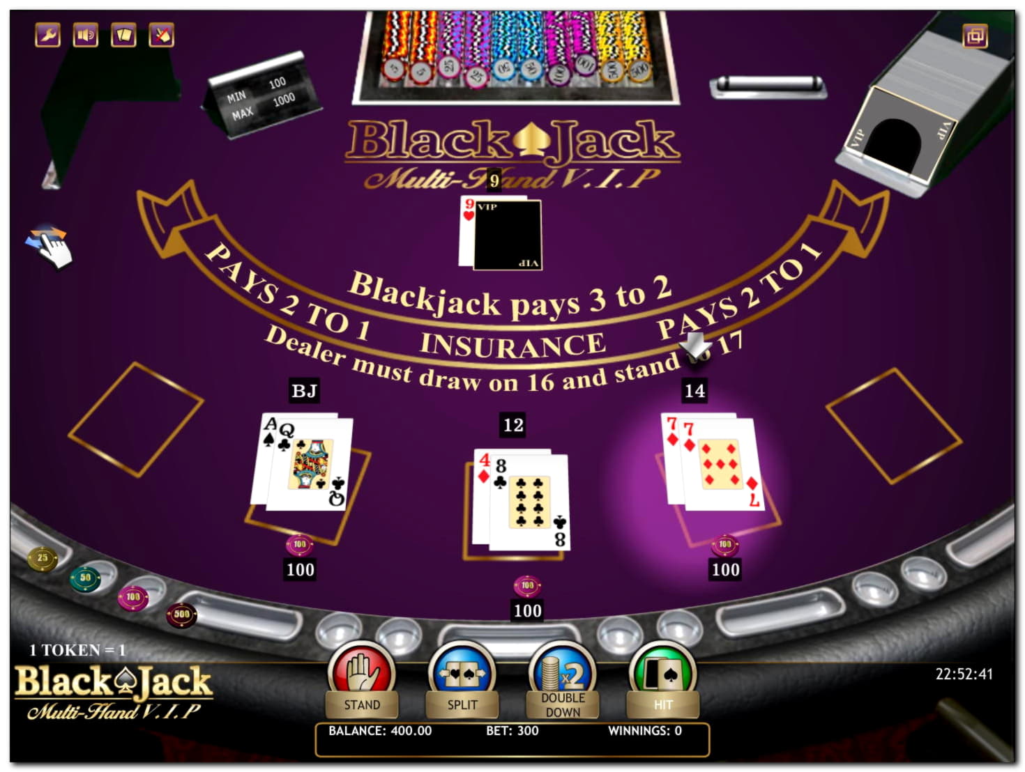 $280 free chip at No Bonus Casino