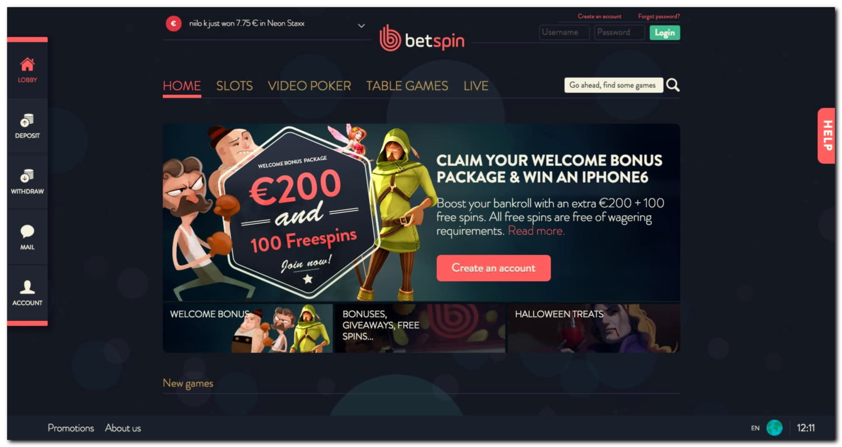 EURO 3625 no deposit at Casino Share