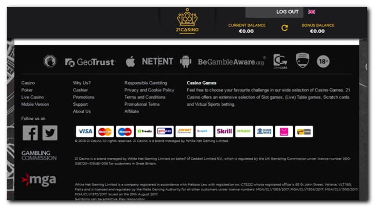 550% casino match bonus at Mansion Casino