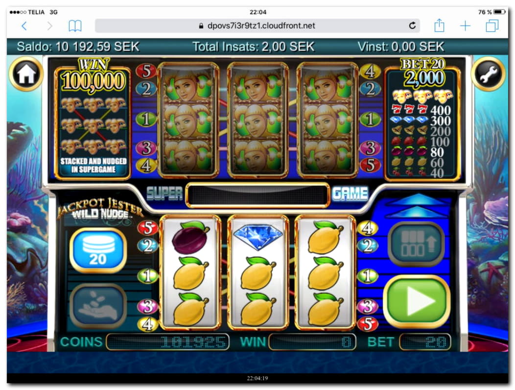 965% Signup casino bonus at No Bonus Casino
