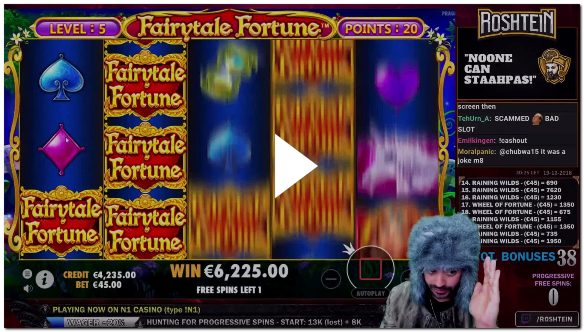 £340 Tournament at Casino Action