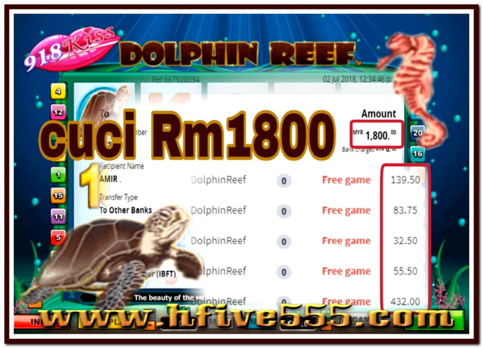 180 Trial Spins at No Bonus Casino