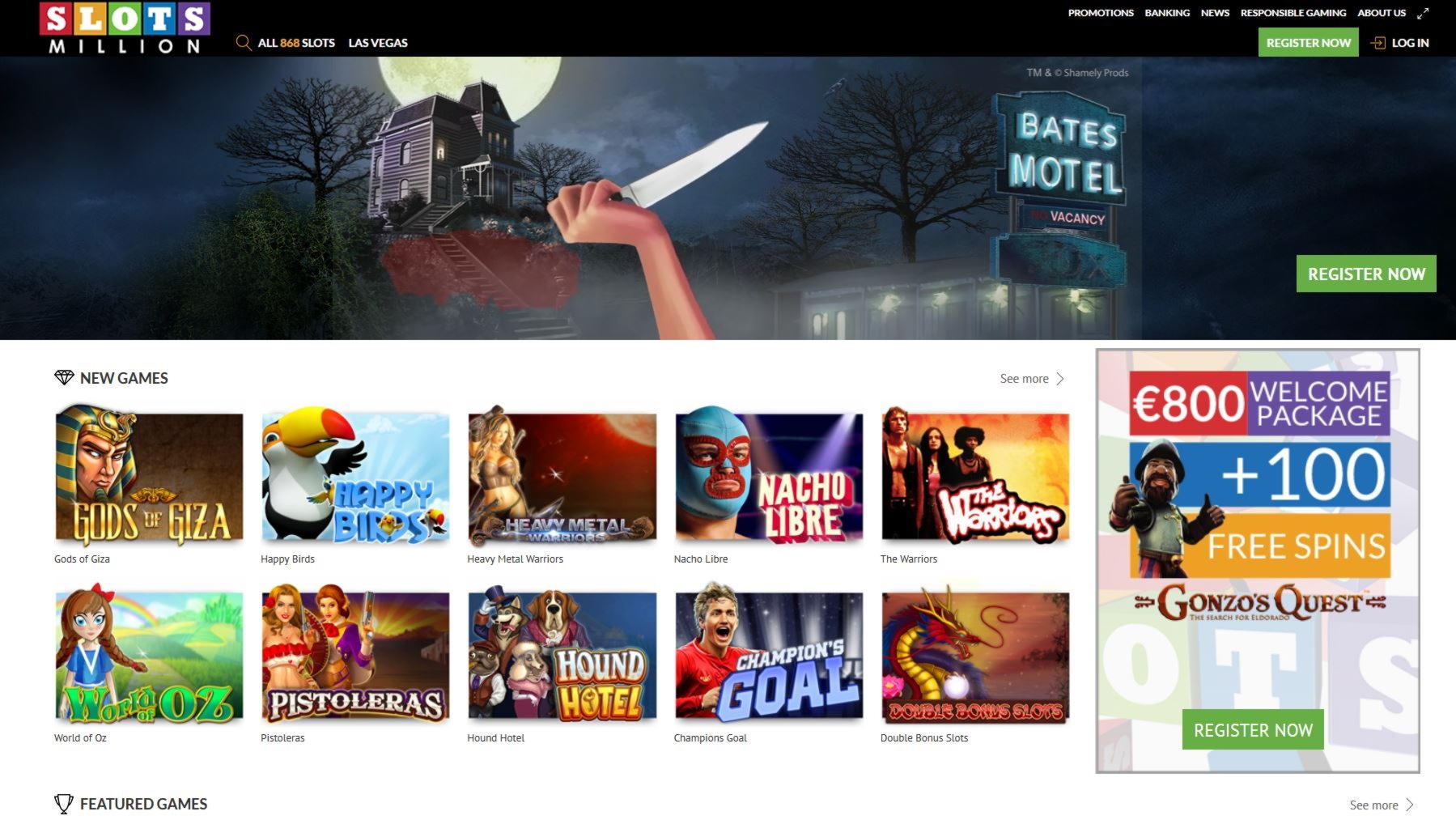 965% Match bonus at Liberty Slots Casino