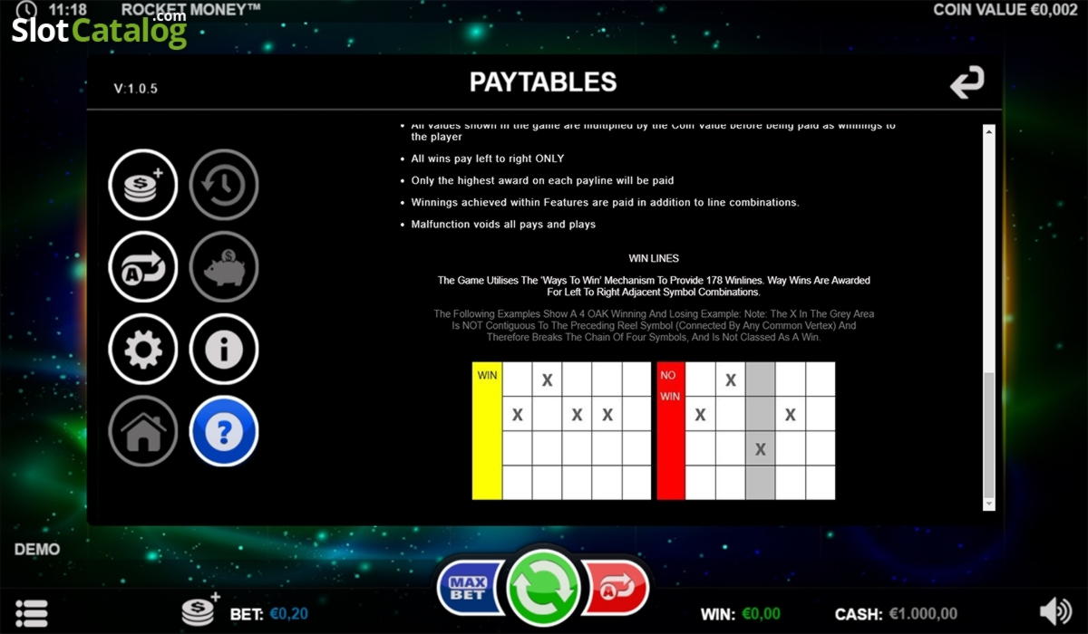 105 free casino spins at Casino Share