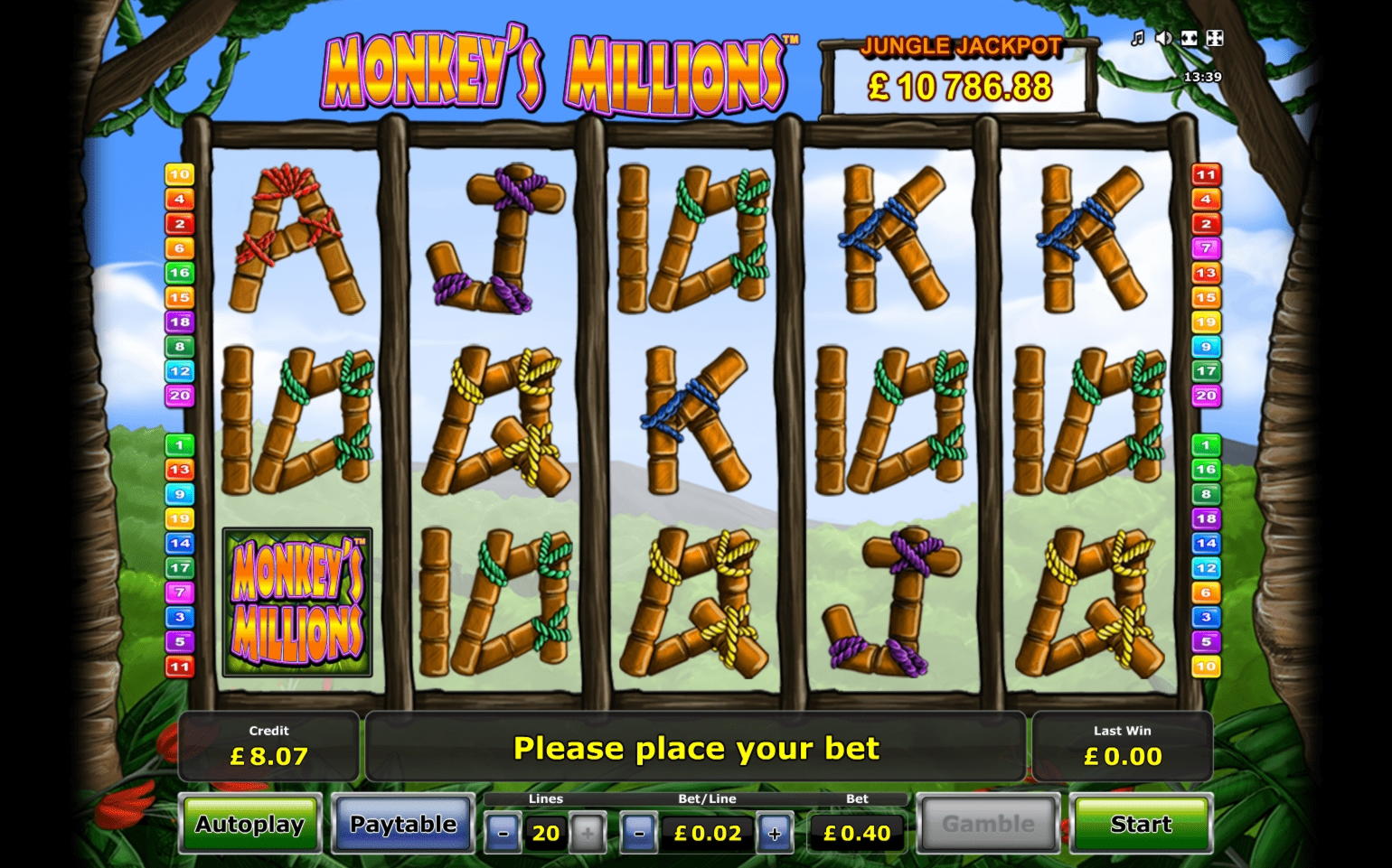 EURO 390 Free chip at Casino com