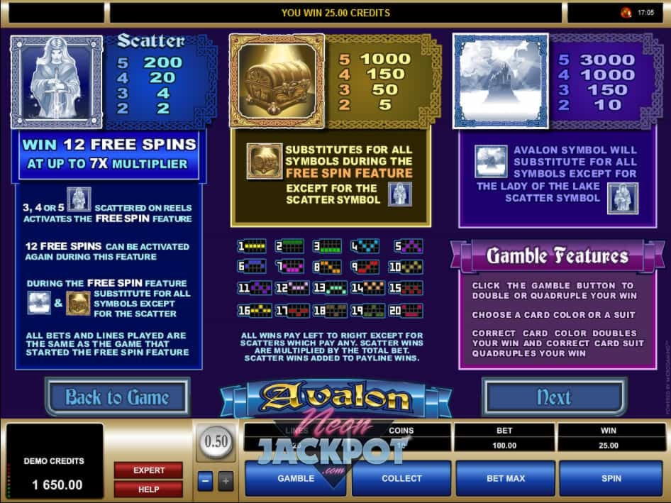 285 free spins casino at Win A Day Casino