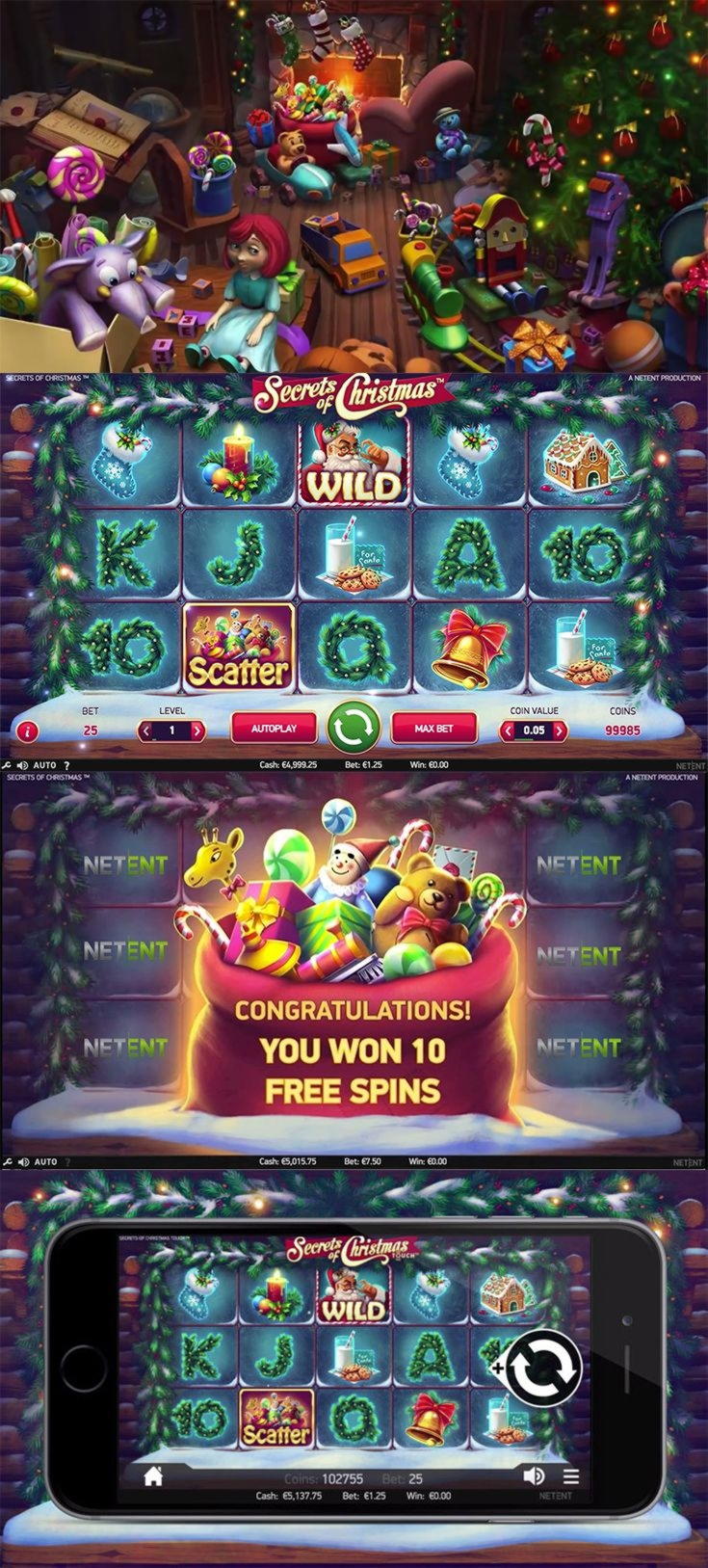 EUR 95 Mobile freeroll slot tournament at Genesis Casino