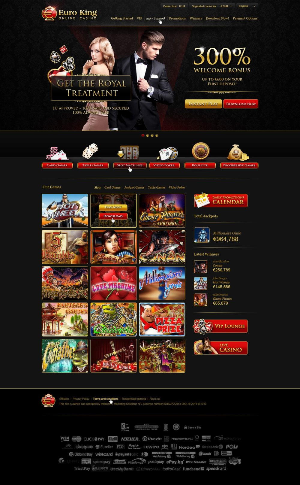 EURO 60 Free Cash at Villento Casino