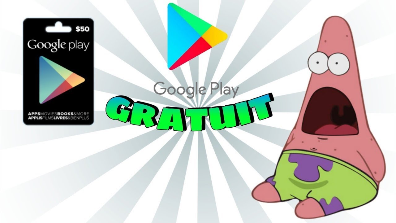 code cartes google play gratuit