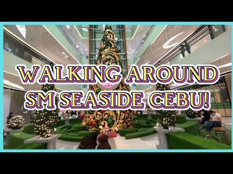 SM SEASIDE CITY CEBU! WALKING AROUND INSIDE BEFORE TYPHOON | Leah Demecillo