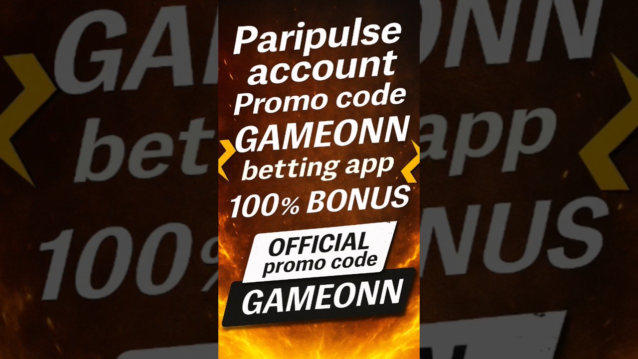 PARIPULSE ACCOUNT BONUS|PROMOCODE GAMEONN#gameonn #paripulsepakistan #casinopakistan #casino