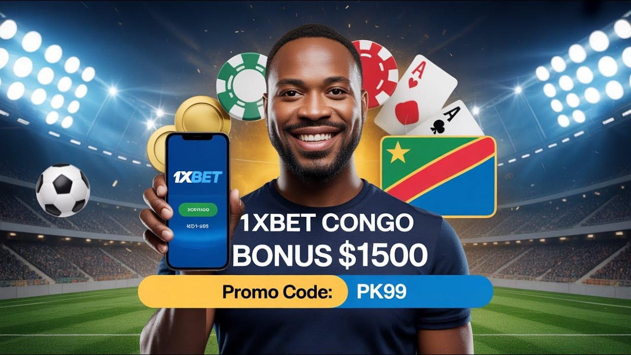 1xBet Democratic Republic of the Congo | How to Create 1xBet Account + Promo Code | Bonus upto $1500