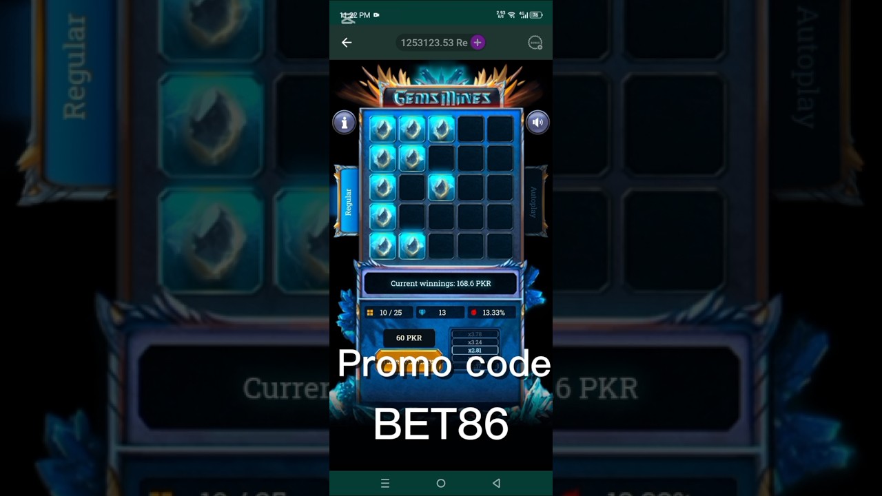 Link in bio Games Mines best casino game of Spinbetter with promo code BET86 and get bouns
