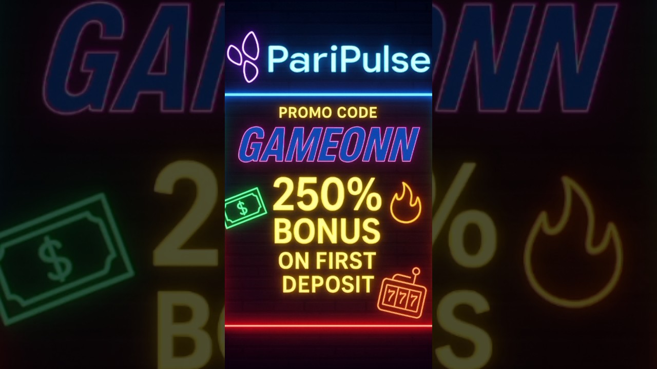 Paripulse promo code GAMEONN #bettingtips #easymoney #casinobonus #onlinebetting #paripulse #gameonn