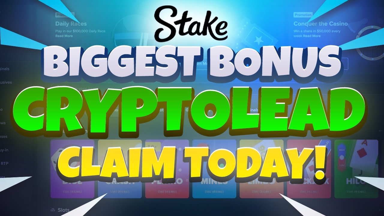 Stake Casino Welcome Bonus CRYPTOLEAD – 200% for New Players!