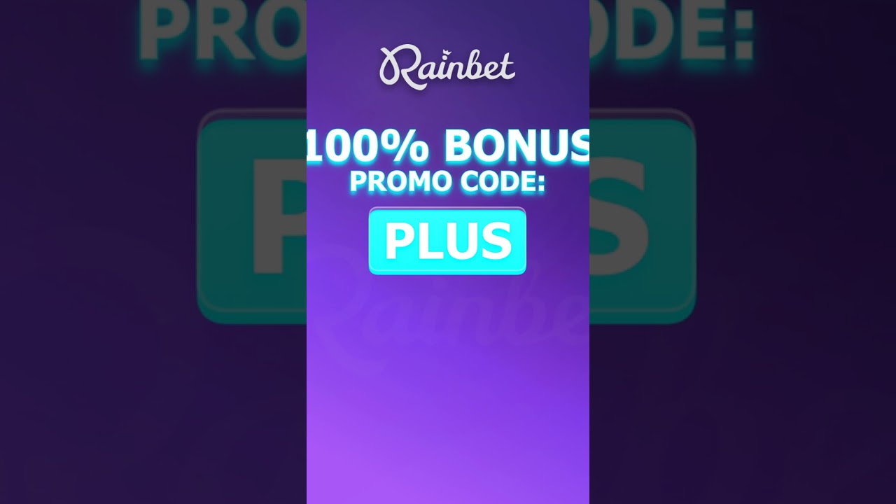 Claim 100% BONUS bonus with promo code PLUS in RAINBET CASINO PROMO CODE 2025!