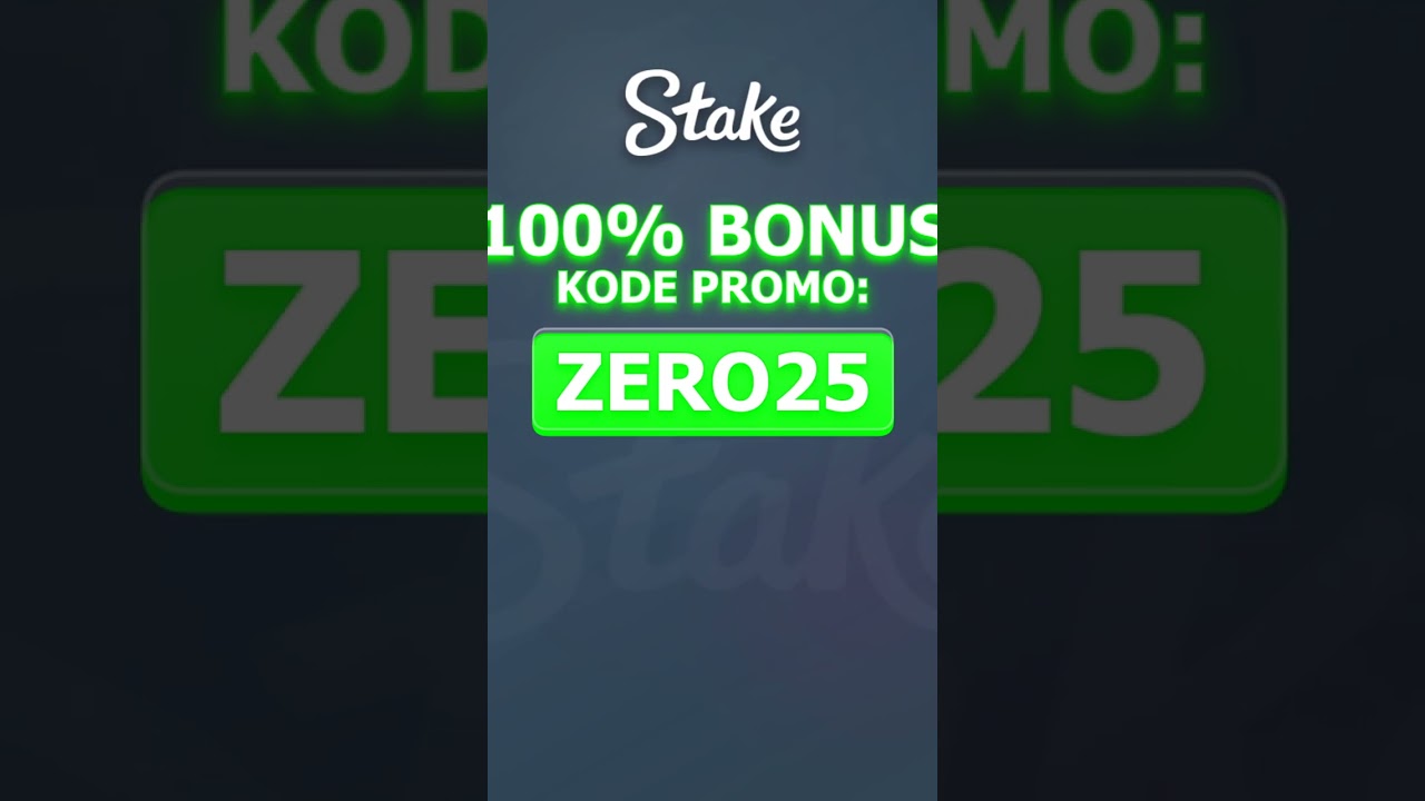 Dapatkan bonus deposit ganda dengan kode promo ZERO25 di STAKE CASINO KODE PROMO 2025!