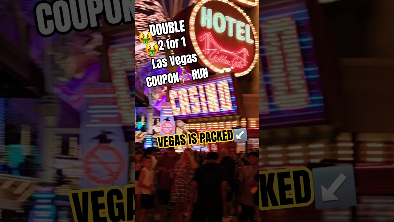 LAS VEGAS COUPON RUN                                                          #shortsfeed #lasvegas