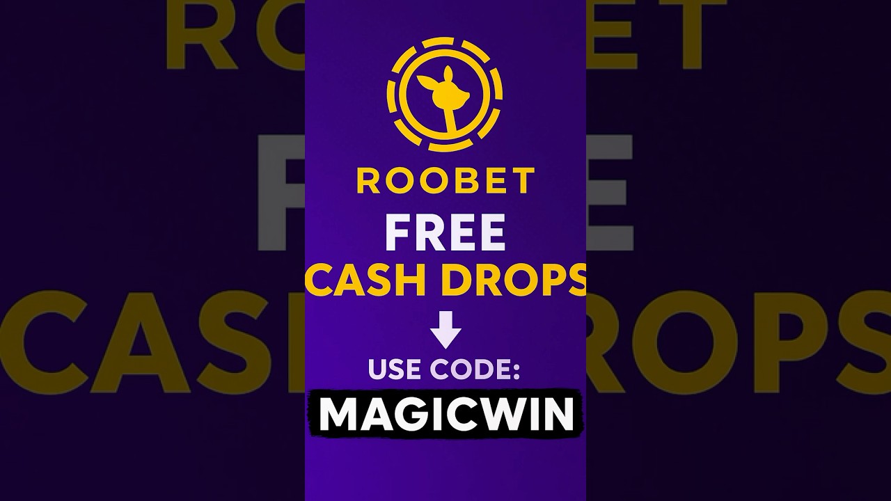 Roobet Promo Code "MAGICWIN" — FREE CASH DROPS BONUS (NEW Code Review)